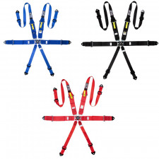 Pack de Baquet em fibra GT2I RACE-L FIA + Arnês de corrida