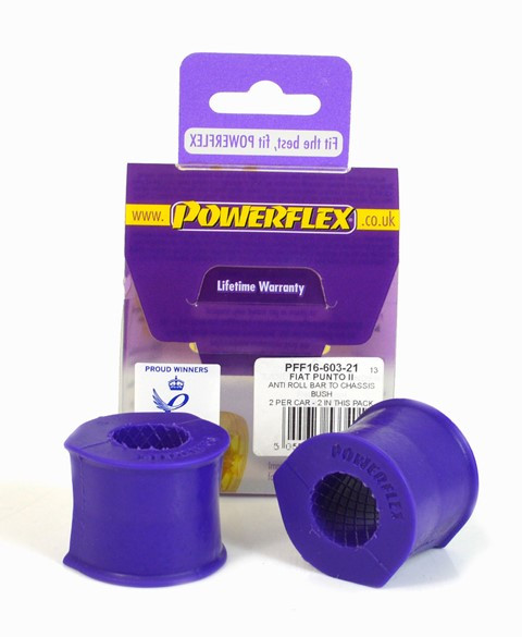 Silentblock Powerflex Barra Estabilizadora Delantera al Chasis 21mm Fiat Punto MK2 (1999 - 2005)Array