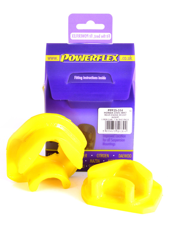 Silentblock Powerflex Soporte Motor Trasero Honda Civic Mk7 incl Type-R (2001-2005)Array