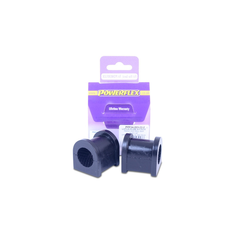 Silent Bloc Powerflex barra de rolagem dianteira 22,2 mm Lotus Elise Série 1 (1996-2001)Array