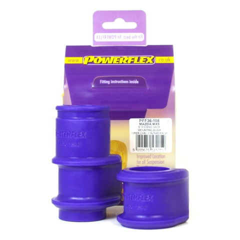 Silentblock Powerflex Kit Cremallera de Dirección Mazda MX-5, Miata Mk1 NA (1989-1998)Array
