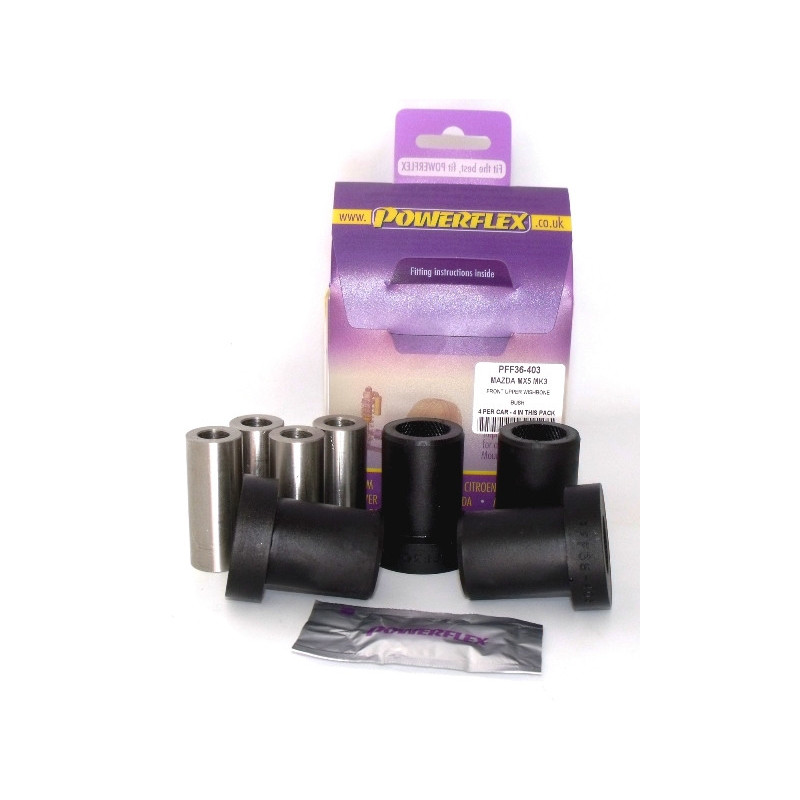 Silent Bloc Powerflex Triângulo Superior Dianteiro Mazda MX-5, Miata Mk3 NC (2005-2015)Array