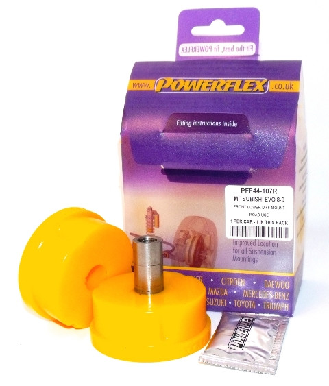 Silentblock Powerflex Diferencial Delantero Inferior (gama calle) Mitsubishi Lancer Evolution 10 CZ4A (10/07-)Array