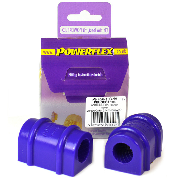 Silentblock Powerflex Road Series Barra Estabilizadora 19mm Citroen AX Mk1 & 2 (1986-1998)Array