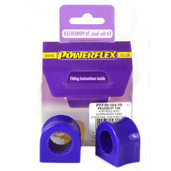 Silentblock Powerflex Road Series Exterior Barra Estabilizadora 19mm Citroen AX Mk1 & 2 (1986-1998)Array