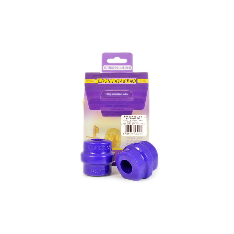 Silent Bloc Powerflex Barra de Rolagem Dianteira 22,5 mm Peugeot 307 (2001-2011), Peugeot 308 (2007-2014)Array