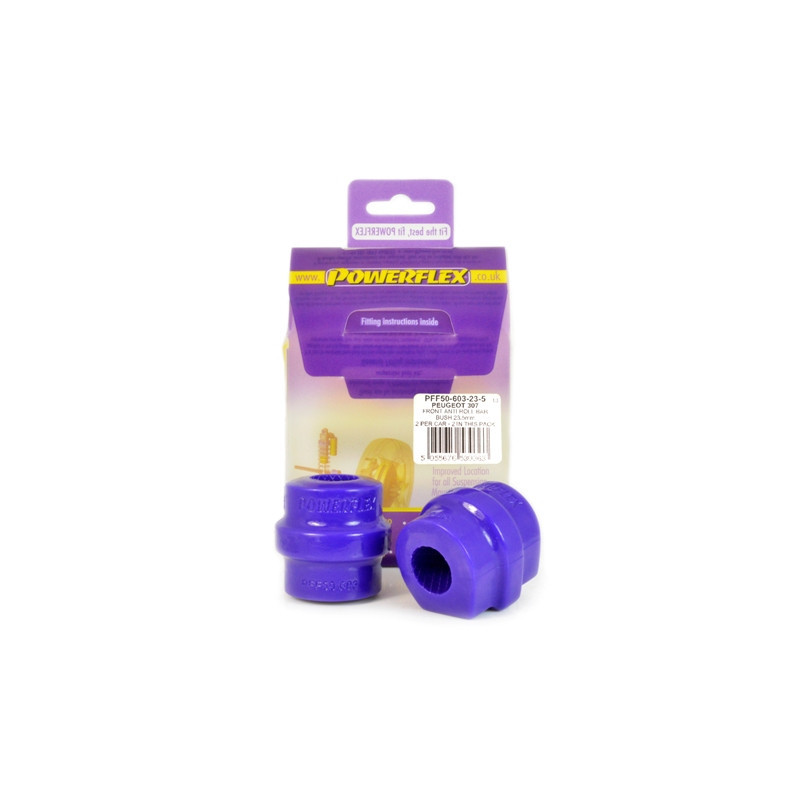 Silent Bloc Powerflex Barra de Rolagem Dianteira 23,5 mm Peugeot 307 (2001-2011), Peugeot 308 (2007-2014)Array