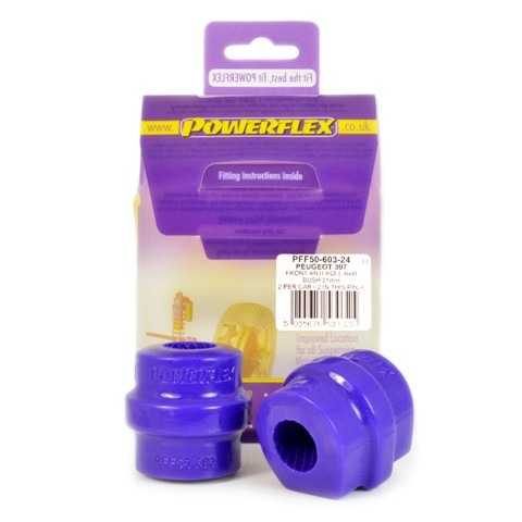 Silent Bloc Powerflex Barra de Rolagem Dianteira 24 mm Peugeot 307 (2001-2011), Peugeot 308 (2007-2014)Array