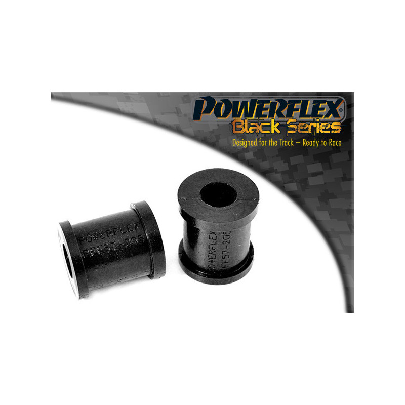 Silent Bloc Powerflex Preto para a extremidade da barra de rolagem dianteira no braço de 16 mm do Porsche 944, incluindo S2 e TuArray