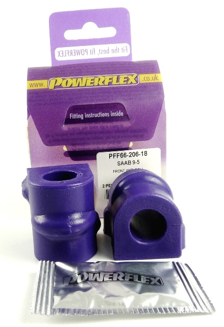 Silentblock Powerflex Barra Estabilizadora Delantera 18mm Saab 9-5 (1998-2010) YS3EArray