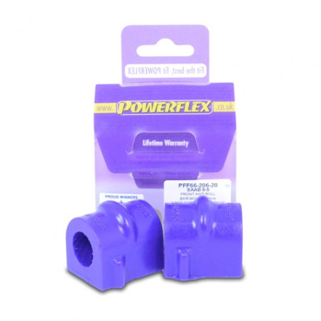 Silentblock Powerflex Barra Estabilizadora Delantera 20mm Saab 9-5 (1998-2010) YS3E