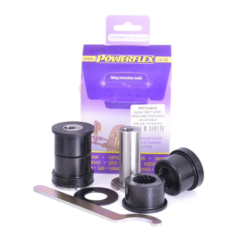 Silent Bloc Powerflex Antebraço dianteiro, Camber ajustável Suzuki Swift - Esporte (2010 -)Array