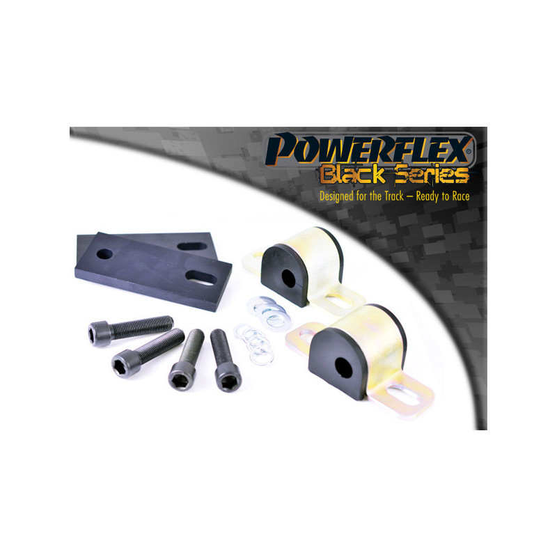 Silent Bloc Powerflex Preto Kit Traseiro Anti-Levantamento Triângulo Dianteiro Toyota Starlet Turbo EP82 & EP91Array