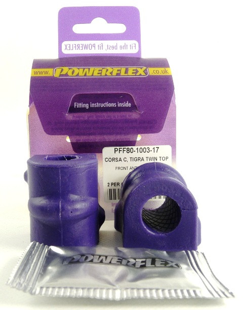 Silentblock Powerflex Barra Estabilizadora Delantera 17mm Opel Corsa C (2000-2006)Array