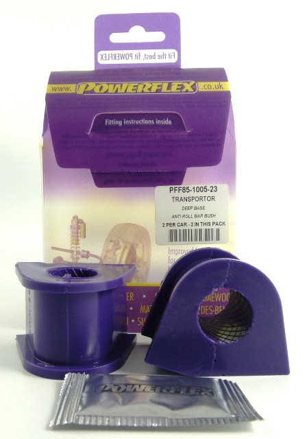 Silent Bloc Powerflex Barra de Rolagem no Chassis 23 mm Transporter Modelos T25/T3 Tipo 2 Todos os modelos (1979 - 1992)Array