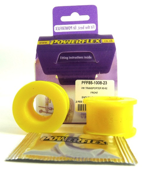 Silent Bloc Powerflex para extremidade da barra dianteira de 23 mm, Transporter modelos T25/T3 Tipo 2, todos os modelos (1979 - Array