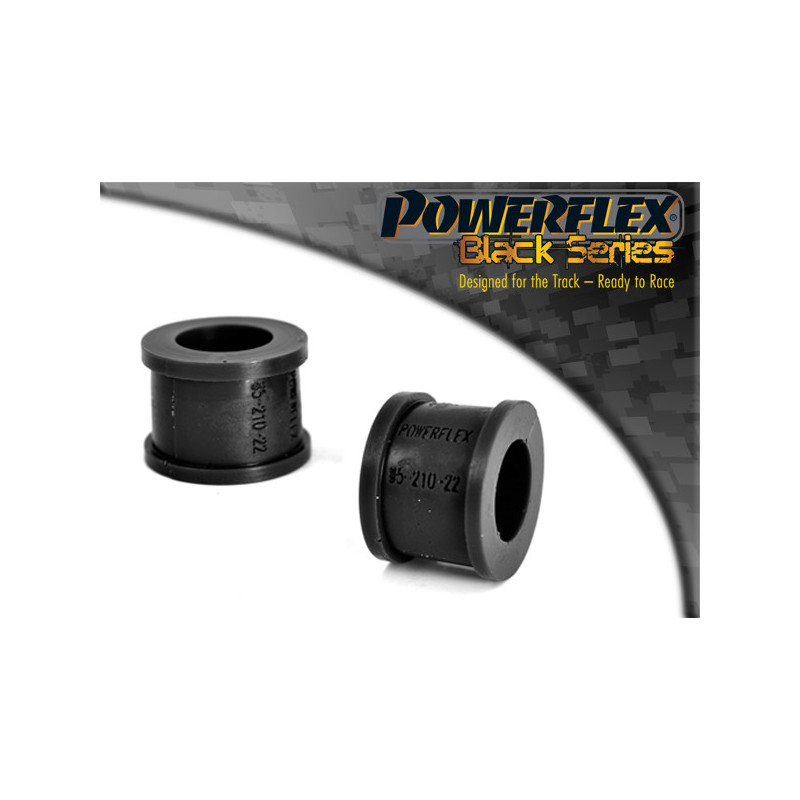 Silent Bloc Powerflex Preto Olhal de Fixação para Barra de Rolagem Dianteira Eibach 22 mm Volkswagen Golf MK2 (1985 - 1992) 2WDArray