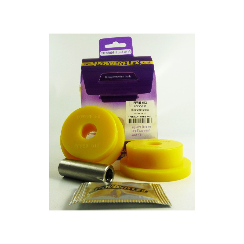 Silent Bloc Powerflex Torcedor Superior do Motor Redondo Grande Volvo S60 (2001-2009), V70-Mk2, S80-Mk1 (2000-2007)Array