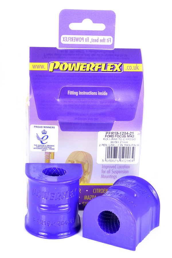 Silentblock Powerflex Barra Estabilizadora Trasera al Chasis 22mm Ford Focus Mk3 incl ST (2011 -) & EstateArray