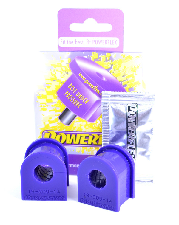 Silentblock Powerflex Barra Estabilizadora Trasera 14mm Ford Sierra 3Dr & Sapphire RS Cosworth 2WDArray