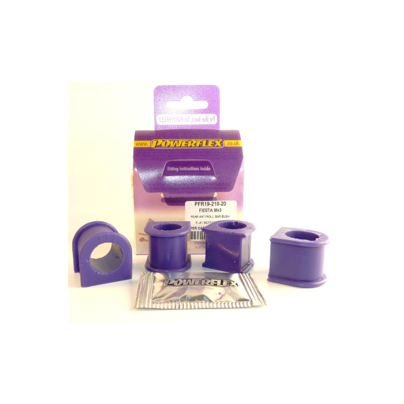 Silent Bloc Powerflex Barra de Rolagem Traseira 20 mm Ford Fiesta Mk3, incluindo RS Turbo (1989-1996)Array