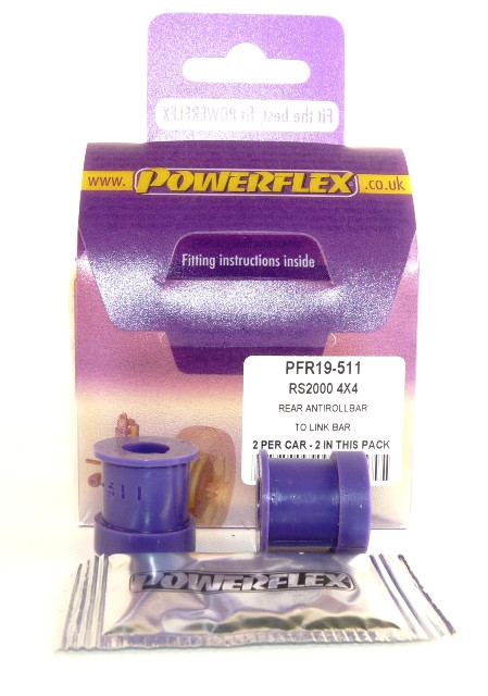 Silentblock Powerflex Unión Barra Estabilizadora Trasera Ford Escort MK5,6 RS2000 4X4 1992-96Array