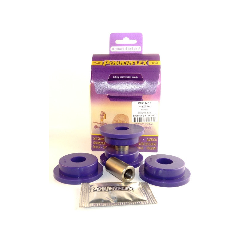 Silent Bloc Powerflex Diferencial Traseiro Ford Escort MK5,6 RS2000 4X4 1992-96Array