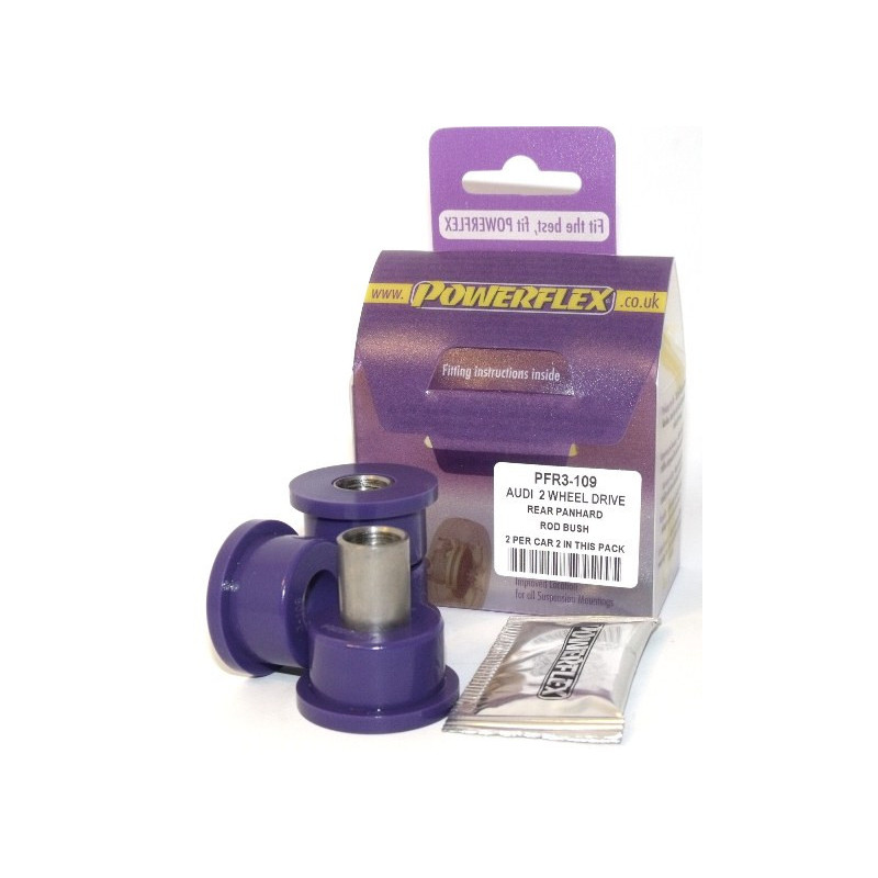 Silent Bloc Powerflex Fixação Panhard Traseira Audi 80, 90, incluindo Frontal (73 - 1996)Array