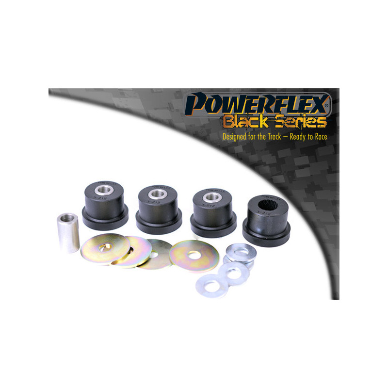 Silent Bloc Powerflex Preto Interior Braço Superior Traseiro (Braço moldado) Audi RS4 Avant (2000-2001)Array