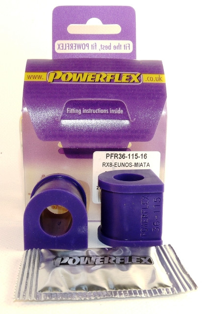 Silentblock Powerflex Barra Estabilizadora Trasera 16mm Mazda RX-8 (2003-2012)Array