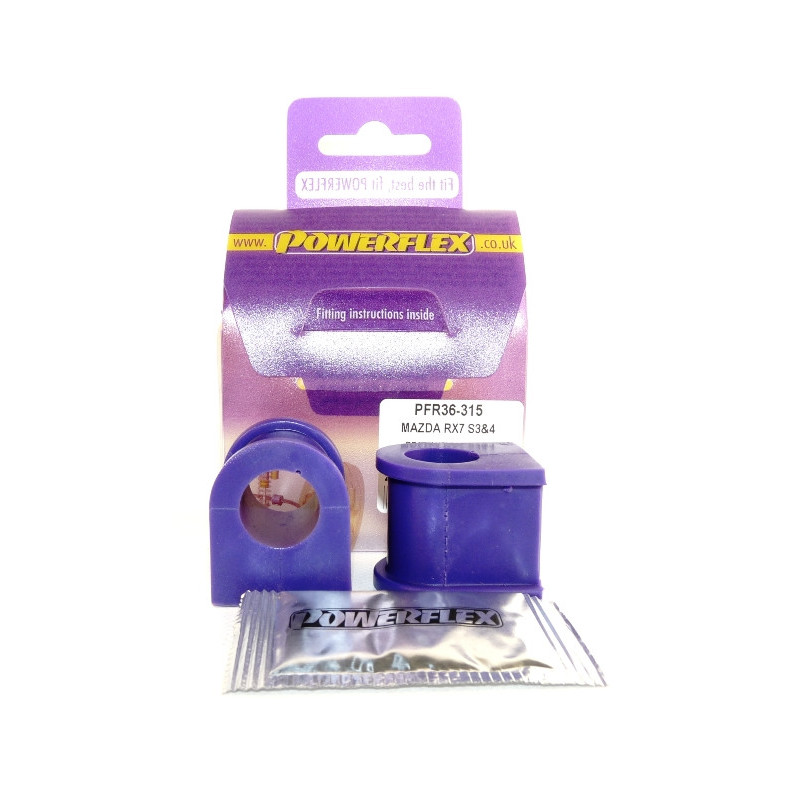 Silent Bloc Powerflex Barra de Rolagem Traseira 18 mm Mazda RX-7 Geração 3 e 4 (1992-2002)Array