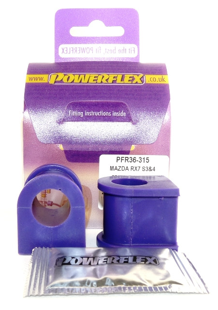 Silentblock Powerflex Barra Estabilizadora Trasera 18mm Mazda RX-7 Generation 3 & 4 (1992-2002)Array
