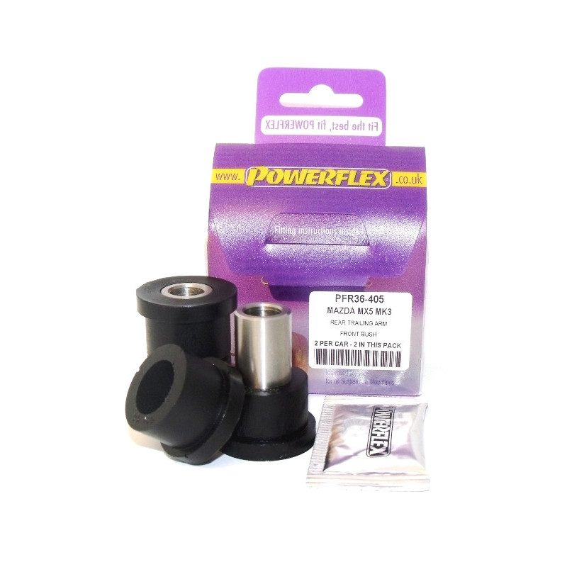 Silent Bloc Powerflex Antebraço de Suspensão Traseiro Mazda MX-5, Miata Mk3 NC (2005-2015)Array