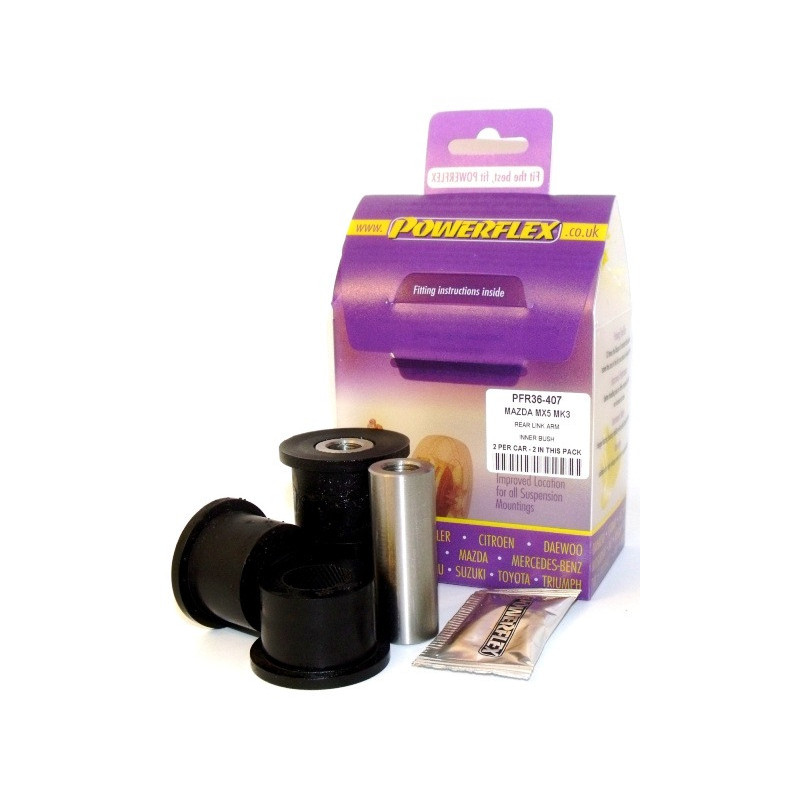 Silent Bloc Powerflex Interno de Ligação do Braço Traseiro Mazda MX-5, Miata Mk3 NC (2005-2015)Array
