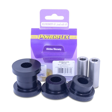 Silent Bloc Powerflex Exterior Braço Traseiro Inferior Honda Civic EG4, EG5, EG6, EJ1 & EJ2 92-96 Integra Type R DC2 95-2000Array
