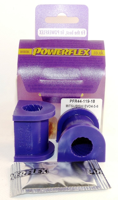 Silentblock Powerflex Barra Estabilizadora Trasera 18mm Mitsubishi Lancer Evolution 4, 5 & 6 RS/GSRArray