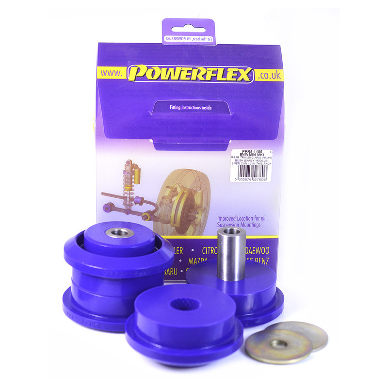 Silent Bloc Powerflex antebraço Braço de tirante traseiro Mini Geração 1 R50/52/53 (2000 - 2006)Array