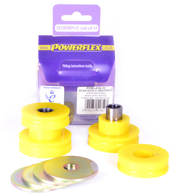 Silent Bloc Powerflex Superior Amortecedor Traseiro 12 mm BMW E81, E82, E87 e E88 Série 1 (2004-2013)Array