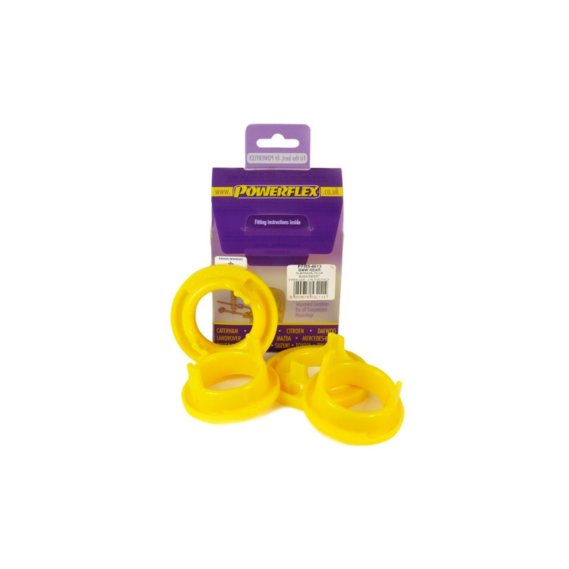 Silent Bloc Powerflex Inserção Traseira Suporte Traseiro BMW E46 Série 3 CompactArray
