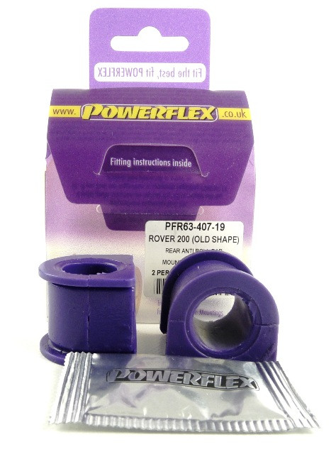 Silentblock Powerflex Barra Estabilizadora Trasera 19mm Rover 200 (1989-1995), 400 (1990-1995)Array