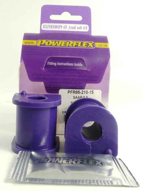 Silent Bloc Powerflex Barra de Rolagem Traseira 15 mm Saab 9-5 (1998-2010) YS3EArray