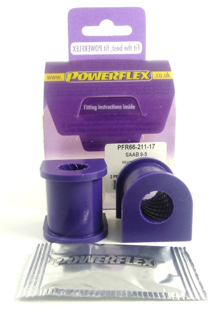 Silentblock Powerflex Barra Estabilizadora Trasera 17mm Saab 9-5 (1998-2010) YS3EArray