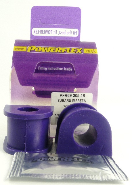 Silentblock Powerflex Barra Estabilizadora Trasera al Chasis 18mm Subaru Impreza Turbo, WRX & STi GD,GG (2000 - 2007)Array
