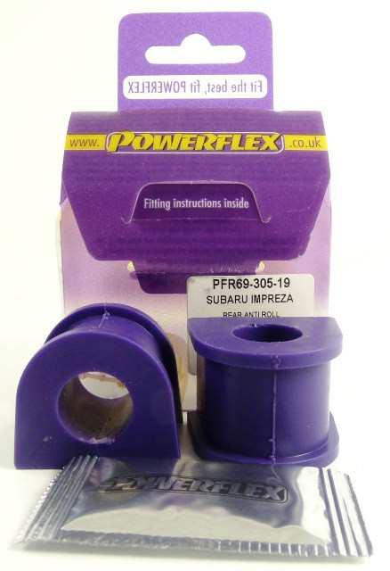 Silentblock Powerflex Barra Estabilizadora Trasera al Chasis 19mm Subaru Impreza Turbo, WRX & STi GD,GG (2000 - 2007)Array