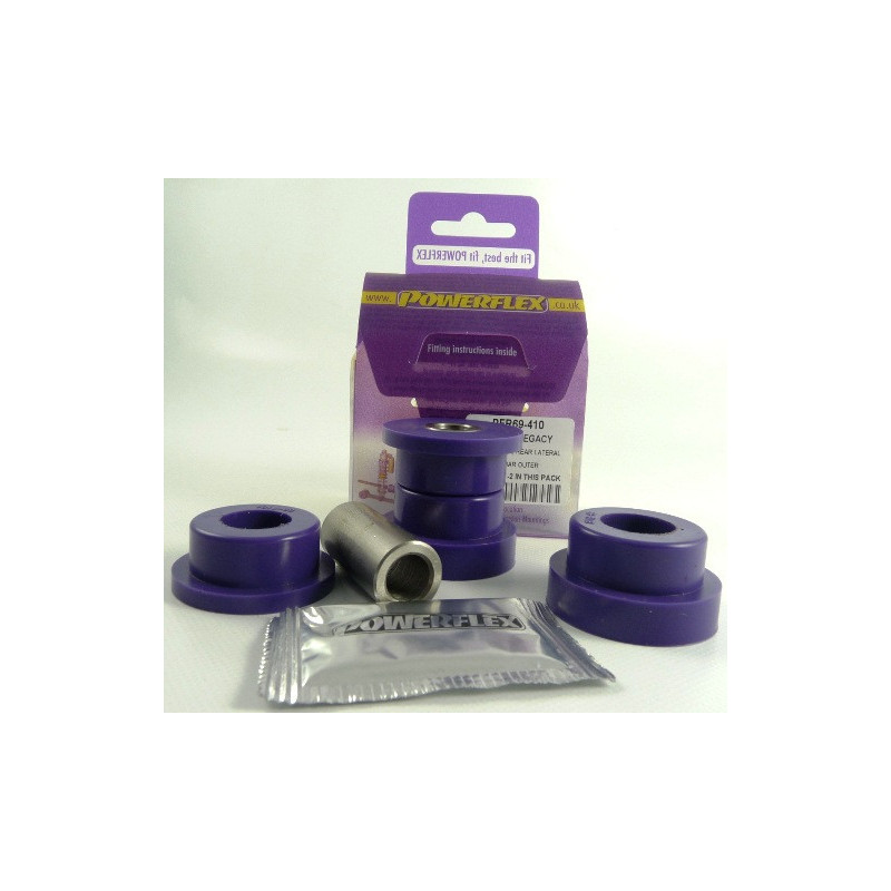 Silent Bloc Powerflex Exterior Tirante Traseiro Inferior Lateral Trem Subaru Legacy BE, BH (1998 - 2003)Array