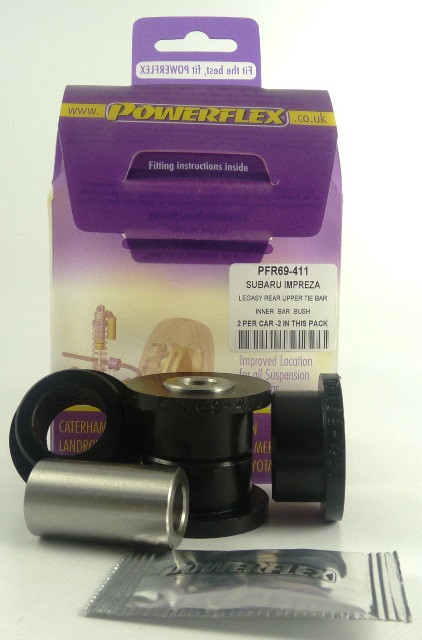 Silentblock Powerflex Interior Tirante lateral Superior Trasero Subaru Legacy BE, BH (1998 - 2003)Array