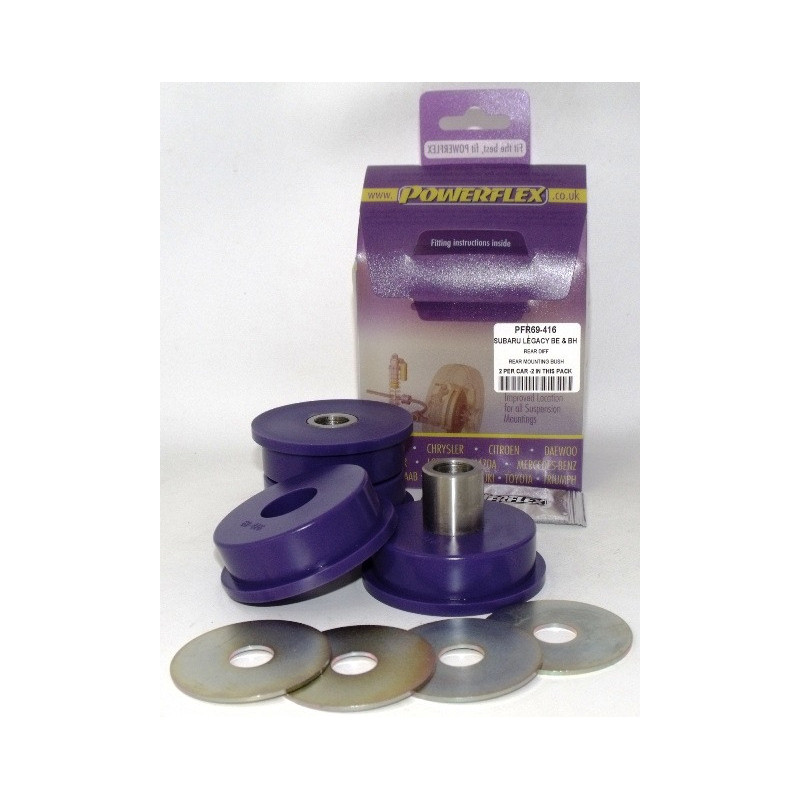 Silent Bloc Powerflex traseiro para diferencial traseiro Subaru Legacy BE, BH (1998 - 2003)Array