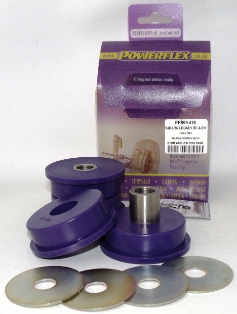 Silentblock Powerflex Trasero Diferencial Trasero Subaru Legacy BE, BH (1998 - 2003)Array