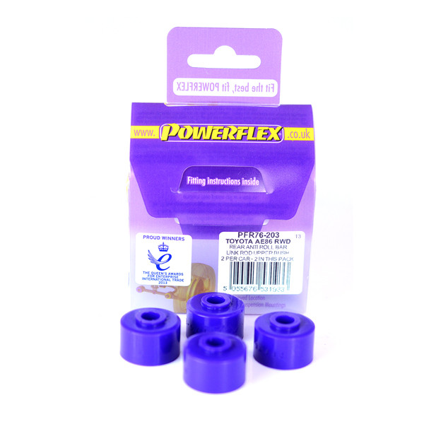 Silent Bloc Powerflex para barra de rolagem traseira em chassis Toyota Corolla AE86 RWDArray