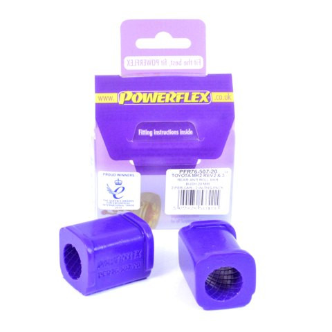Silentblock Powerflex Barra Estabilizadora Trasera 20mm Toyota MR2 SW20 REV 2 a 5 (1991 - 1999)Array